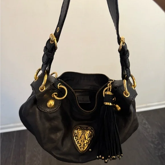 Gucci Black and Gold Shoulder Bag - Picture 10 of 10
